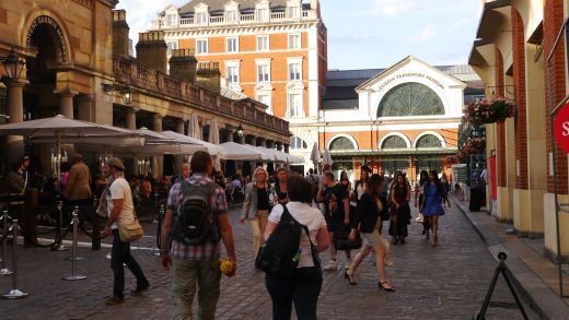 Covent Garden, der Früchte- und Gemüsemarkt