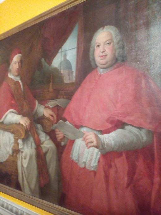 Papst und Kardinal von Giovanni Paolo Pannini