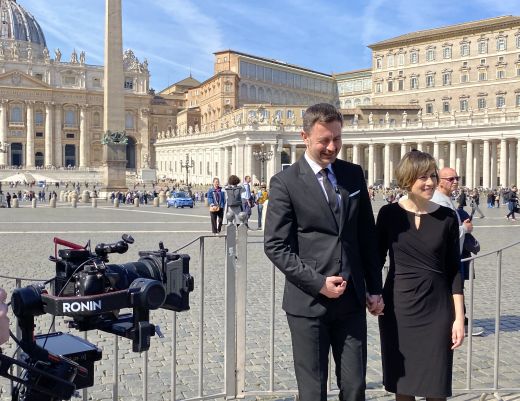 er der Slowakischen Republik und Erste Dame in Vatikan